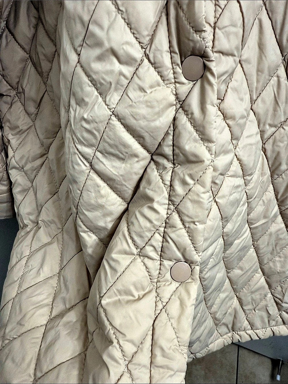 Forever 21 Dolman Quilted Knit Jacket in Beige - Picture 4 of 8